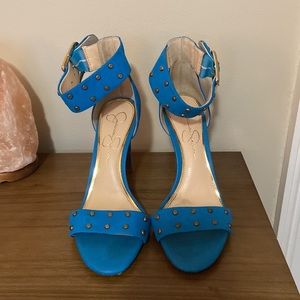 Blue Jessica Simpson heels